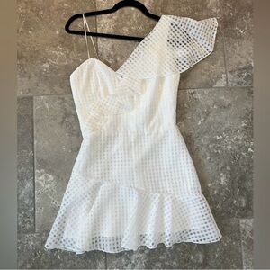 AMANDA UPRICHARD White McKinnon Mini Dress Small